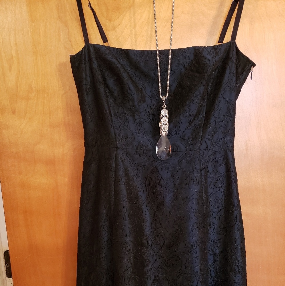 Saks Fifth Avenue Midnight blue cocktail dress 2